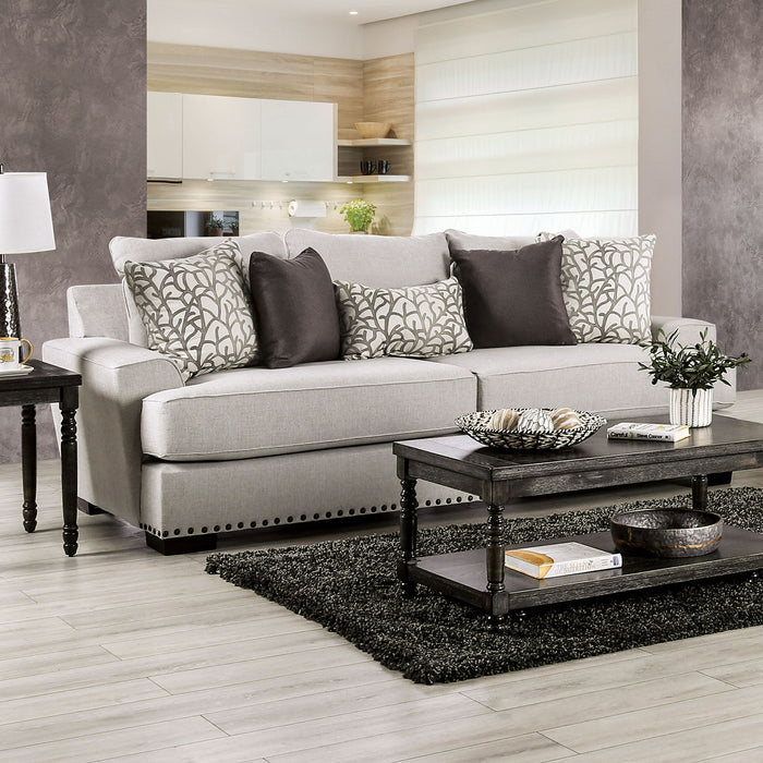 Cushions on light grey sofa best sale