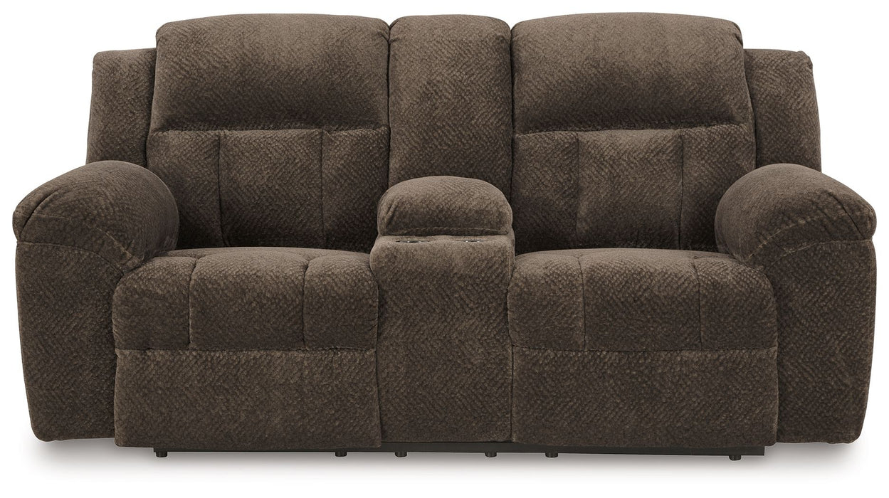 Frohn - Dbl Reclining Loveseat With Console