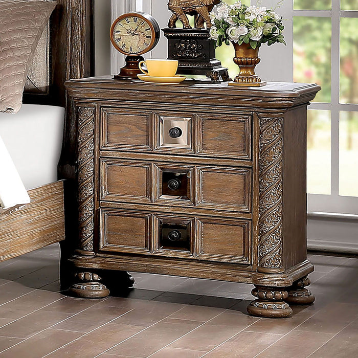 Timandra - Nightstand - Rustic Natural Tone