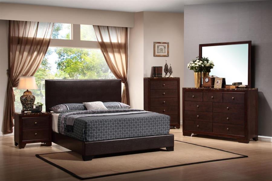 Conner - Upholstered Panel Bed