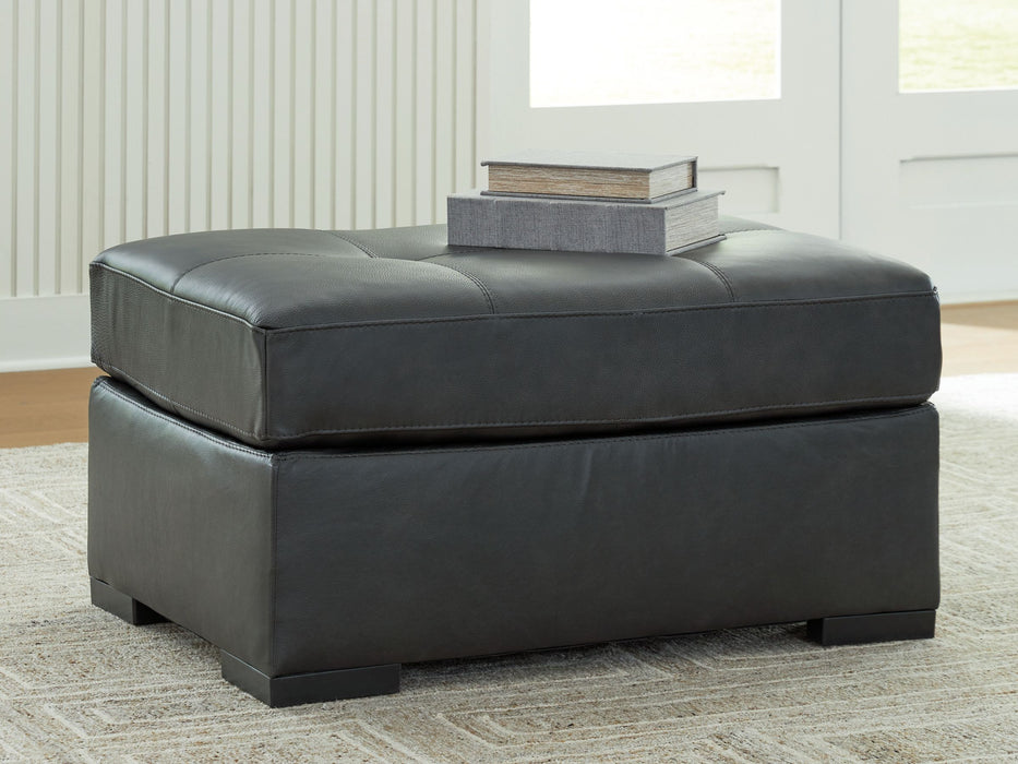 Brindley Pier - Fog - Oversized Accent Ottoman