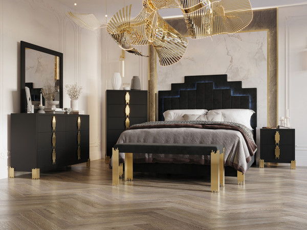 Madrid - Nightstand - Black