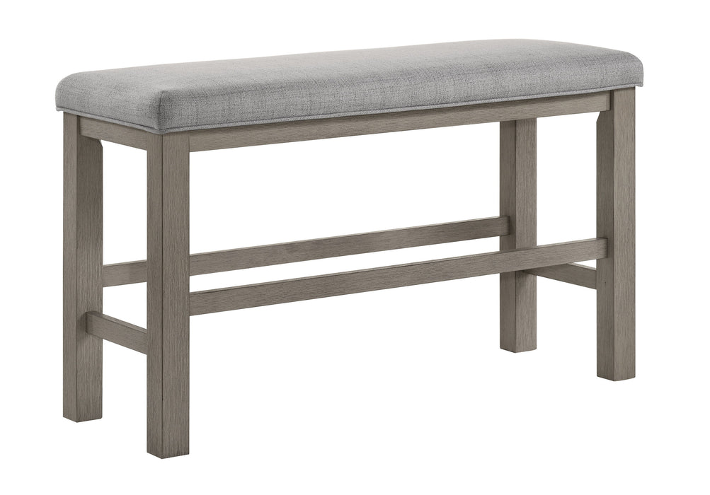 Renwick - Counter Height Bench - All Gray