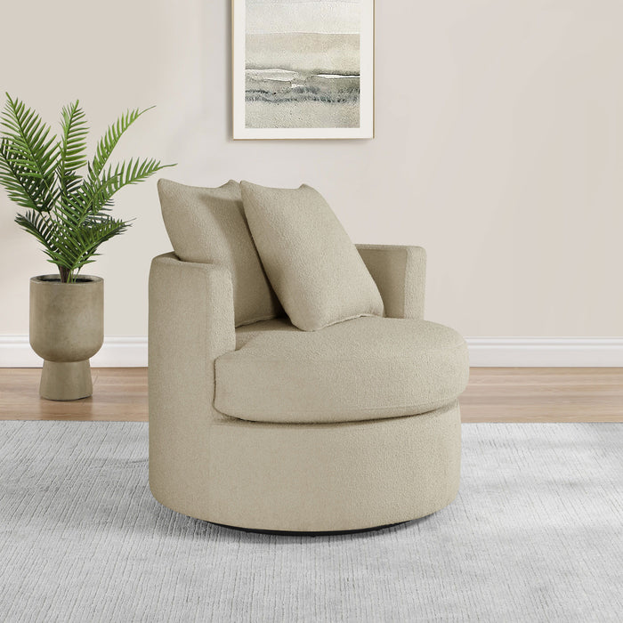 Debbie - Upholstered Swivel Accent Chair