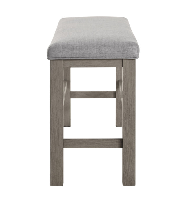 Renwick - Counter Height Bench - All Gray