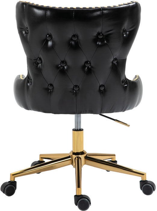 Hendrix - Office Chair with Gold Legs