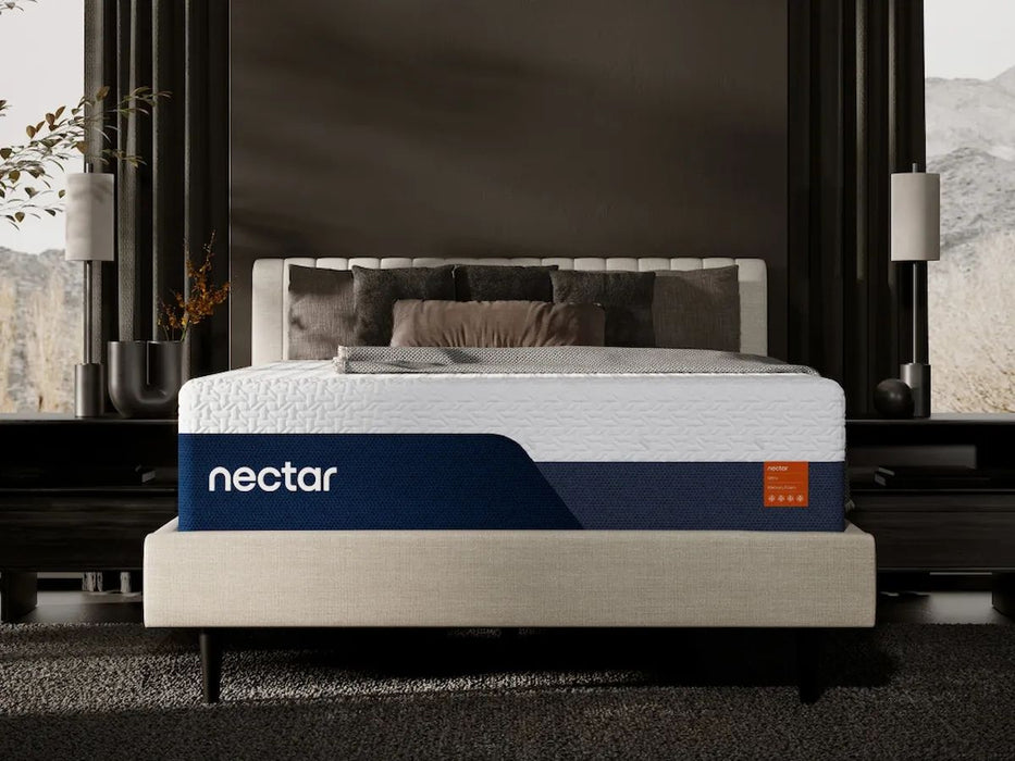 Nectar Ultra Memory Foam 5.1 - White - Full Mattress - Fabric