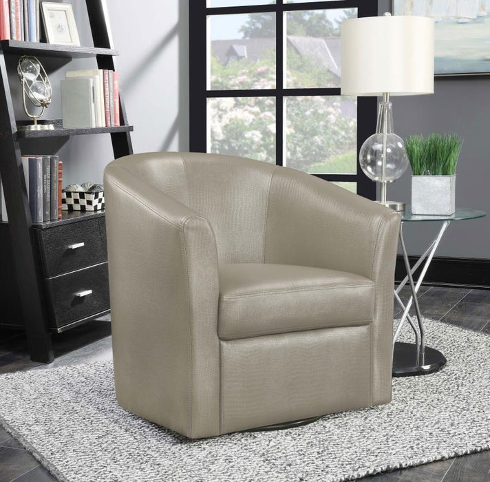 Turner - Upholstery Sloped Arm Accent Swivel Chair