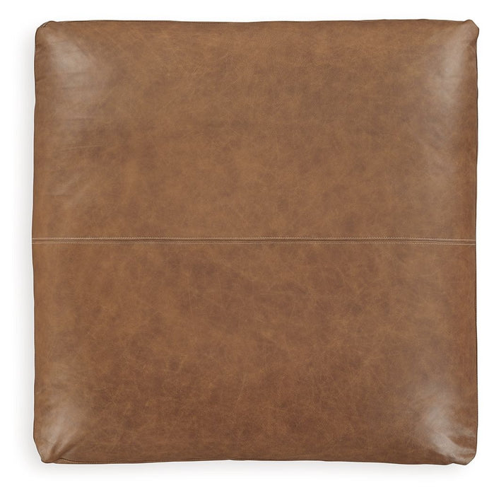 Emilia - Caramel - Oversized Accent Ottoman