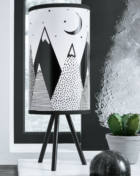 Manu - White / Black - Metal Table Lamp