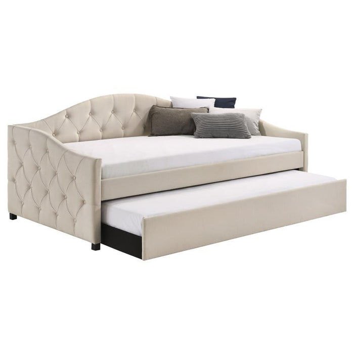 Sadie - Upholstered Daybed With Trundle