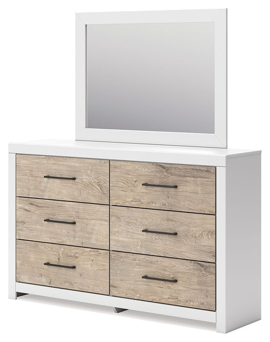 Charbitt - Two-tone - Dresser And Mirror