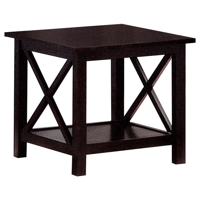 Rachelle - 3 Piece Occasional Table Set - Deep Merlot