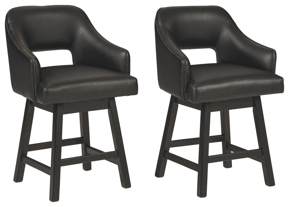 Tallenger - Upholstered Swivel Barstool (Set of 2)