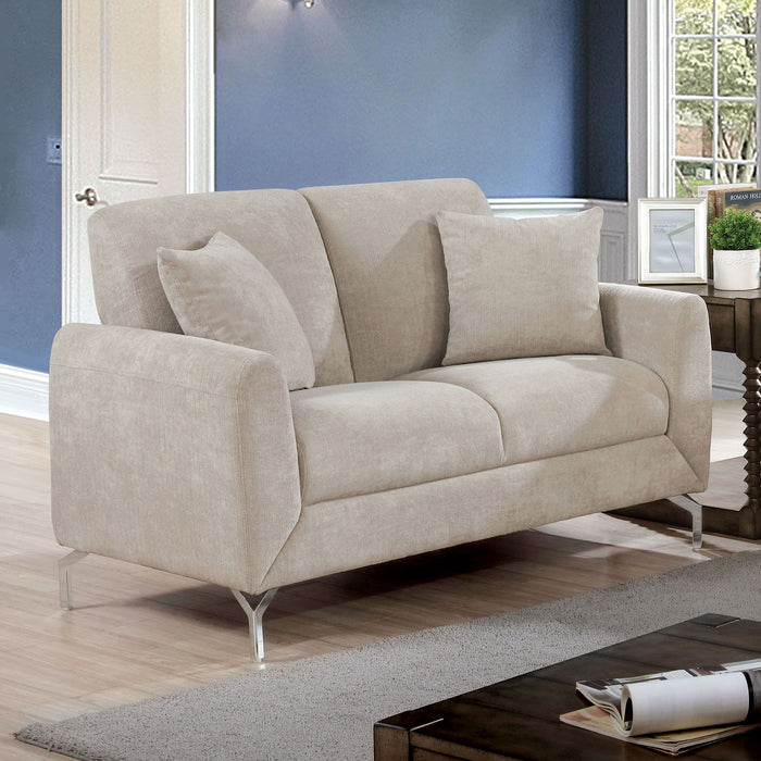 Lauritz - Loveseat - Light Gray