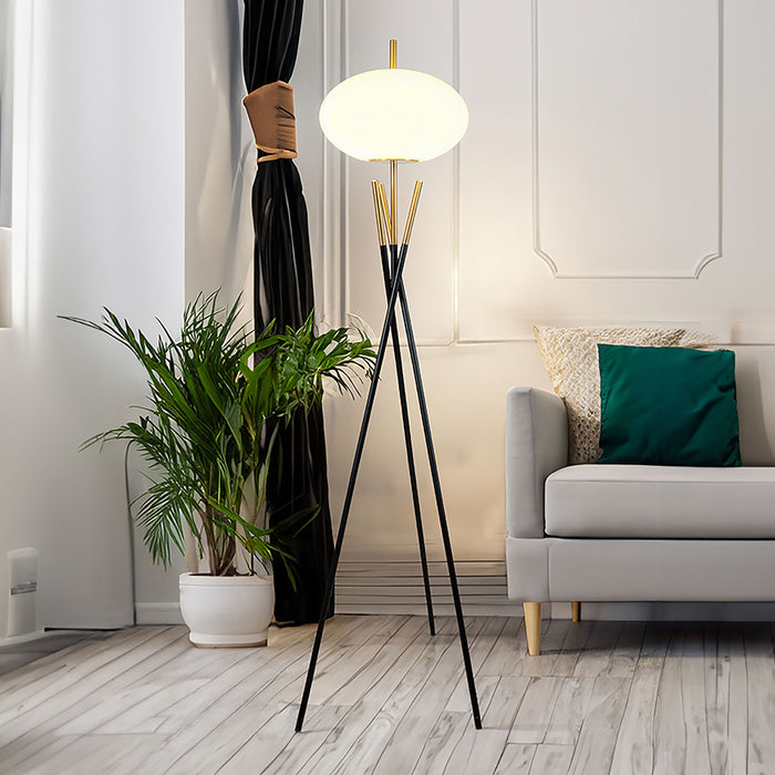 Floor Lamp - Black/Gold