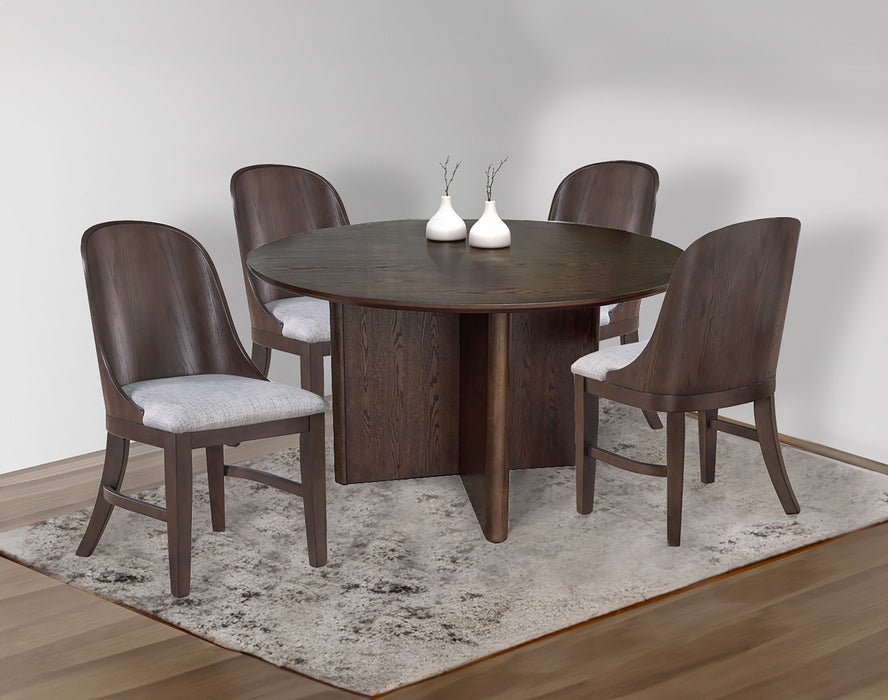 Cullen - Round Dining Table - Walnut