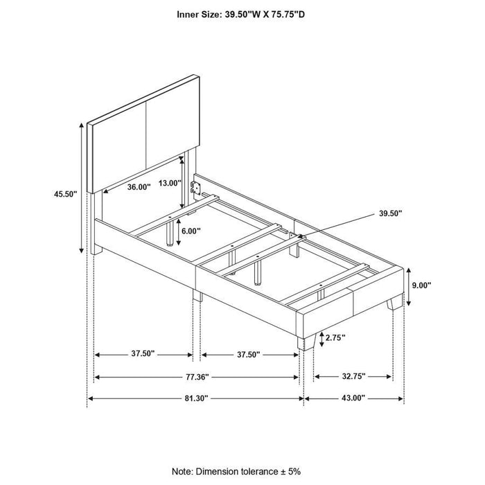 Dorian - Upholstered Bed