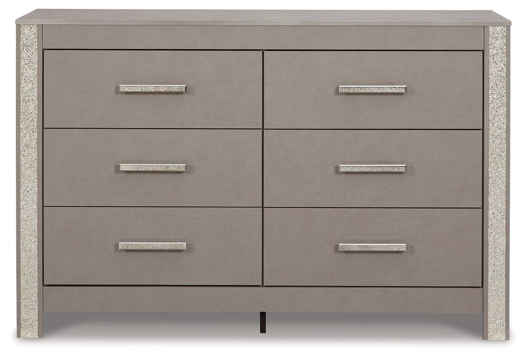 Surancha - Gray - Six Drawer Dresser