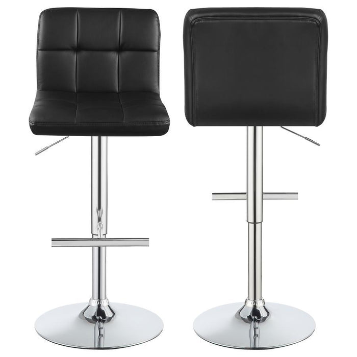 Lenny - Upholstered Adjustable Bar Stool (Set of 2)