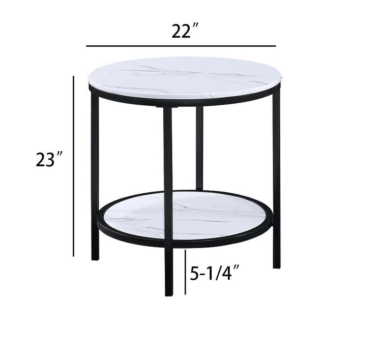 Valerie - End Table - White