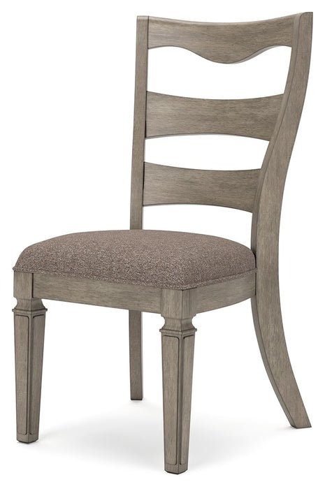 Lexorne - Gray - Dining Uph Side Chair (Set of 2)