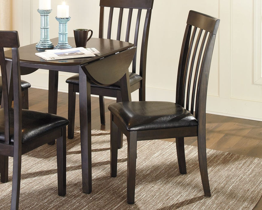 Hammis - Dark Brown - Dining Uph Side Chair (Set of 2)