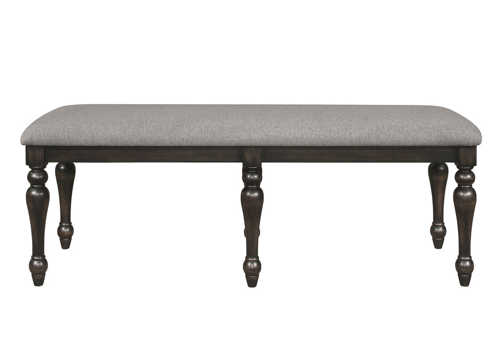 Hilara - Bench - Gray & Charcoal