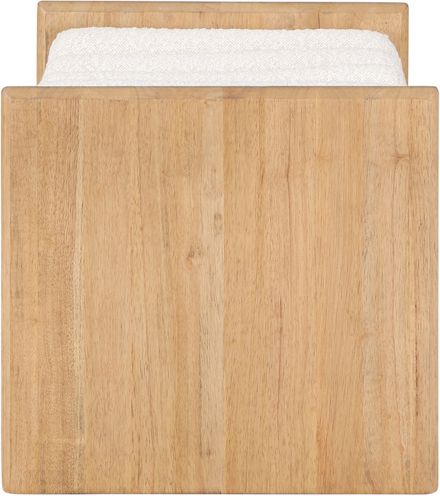 Waverly - Bench - Cream - Fabric