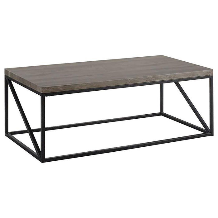 Birdie - Rectangular Coffee Table - Sonoma Gray