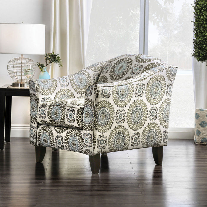 Misty - Chair - Ivory / Pattern