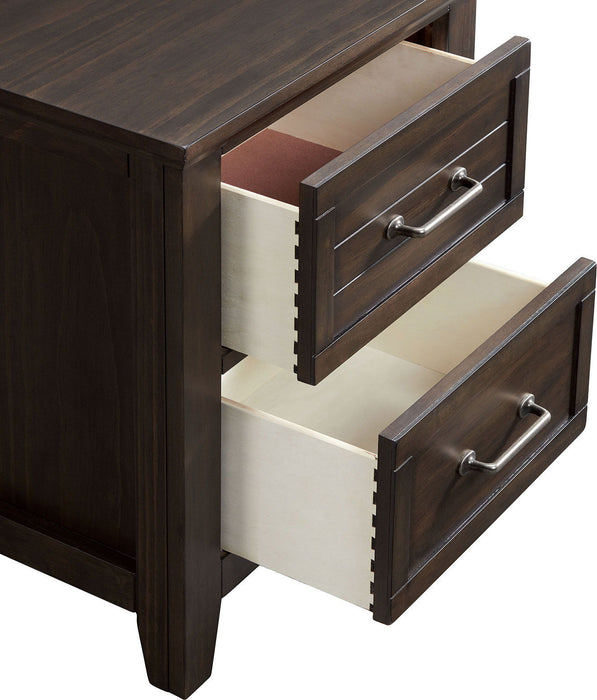 Alaina - Nightstand With USB Plug - Walnut