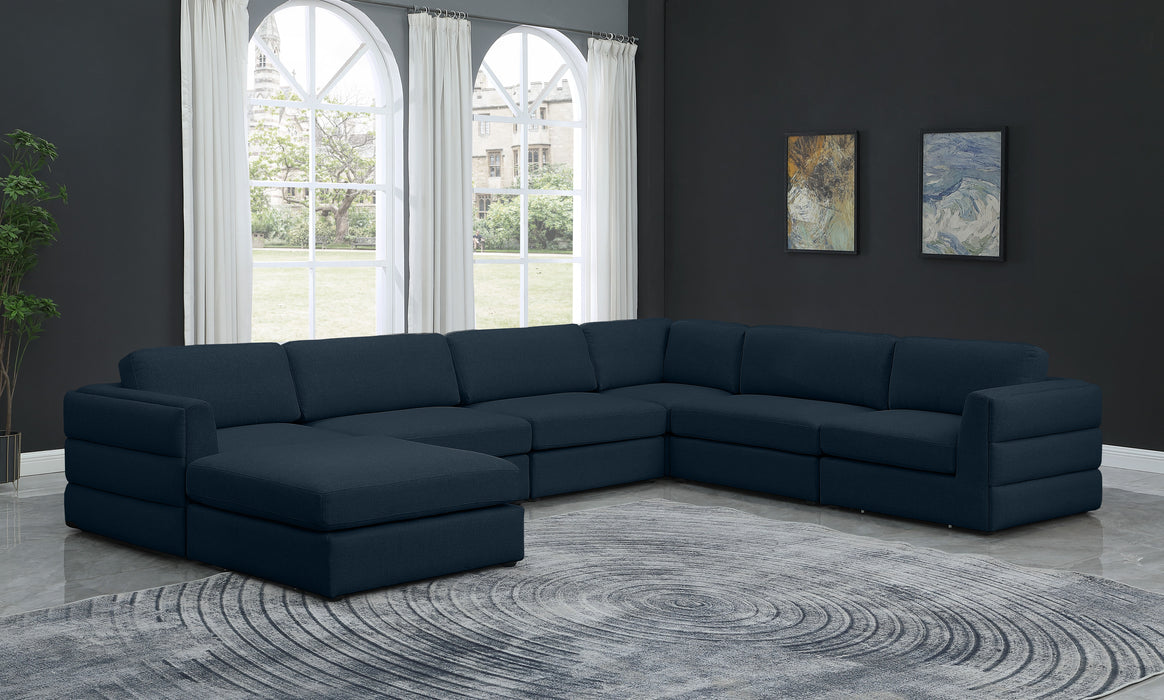 Beckham - Modular Sectional 7 Piece - Navy