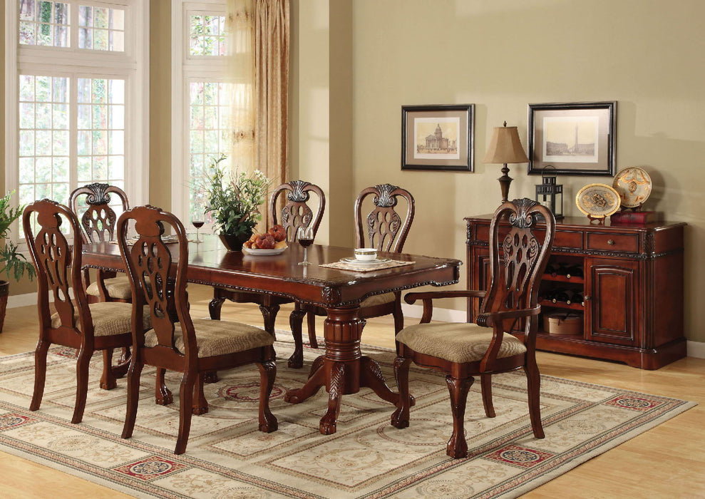 George Town - Dining Table With Double Pedestals - Cherry