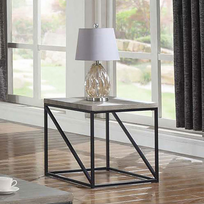 Birdie - Square End Table - Sonoma Gray