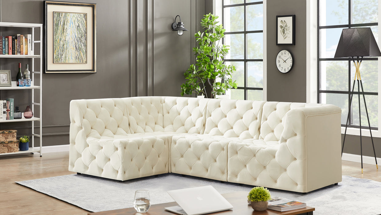 Cream store modular sectional