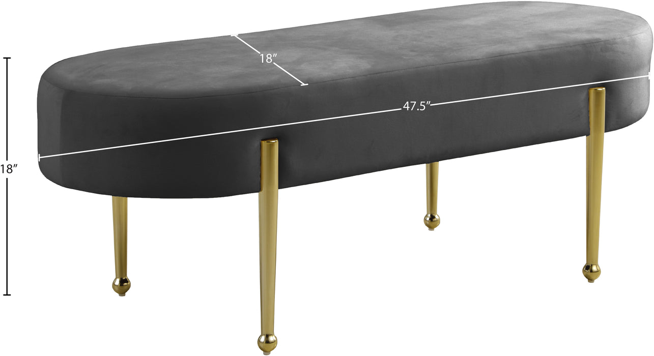 Gia - Velvet Bench