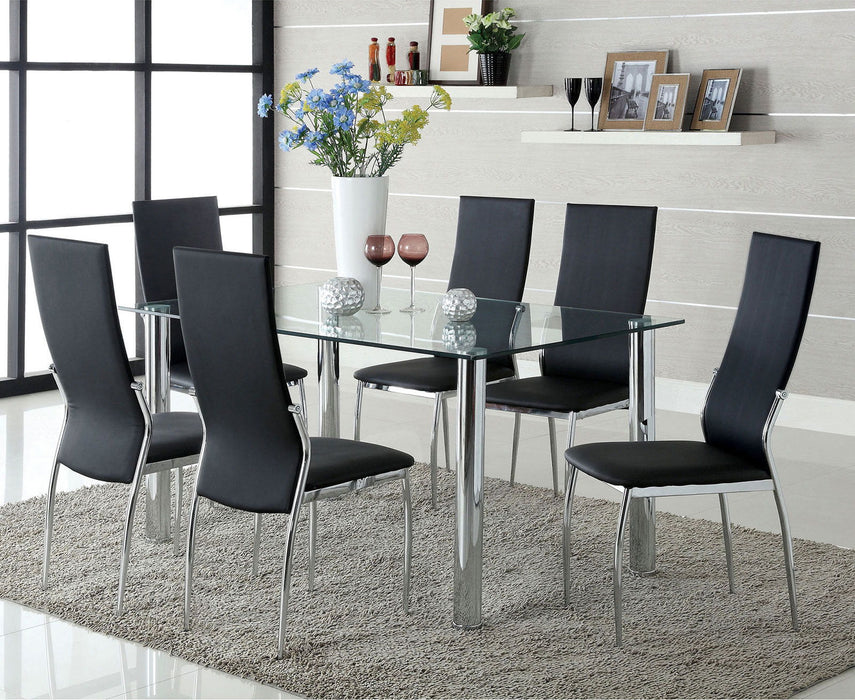 Kona - Dining Table - Pearl Silver