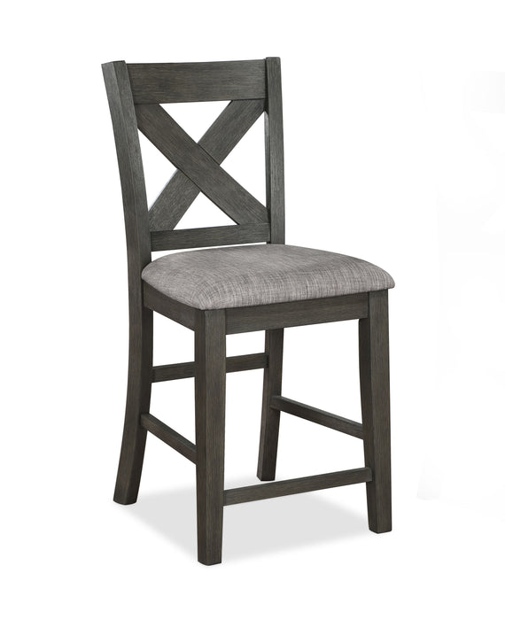 Rufus - Counter Height Chair (Set of 2) - Gray