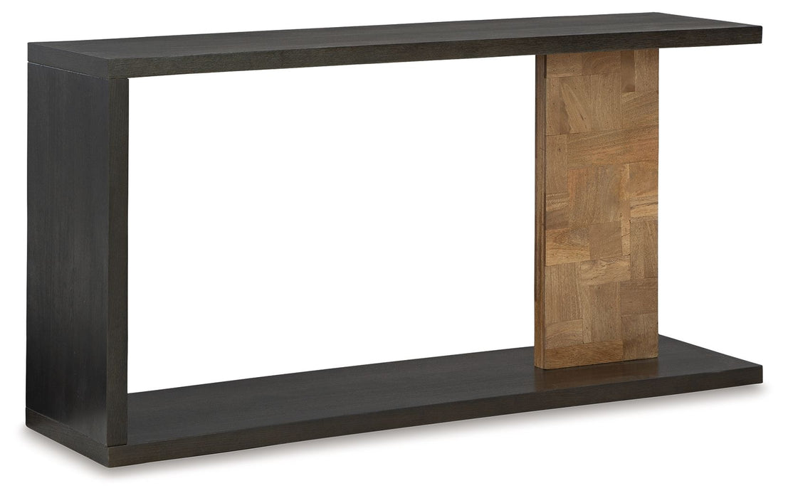 Camlett - Brown - Console Sofa Table