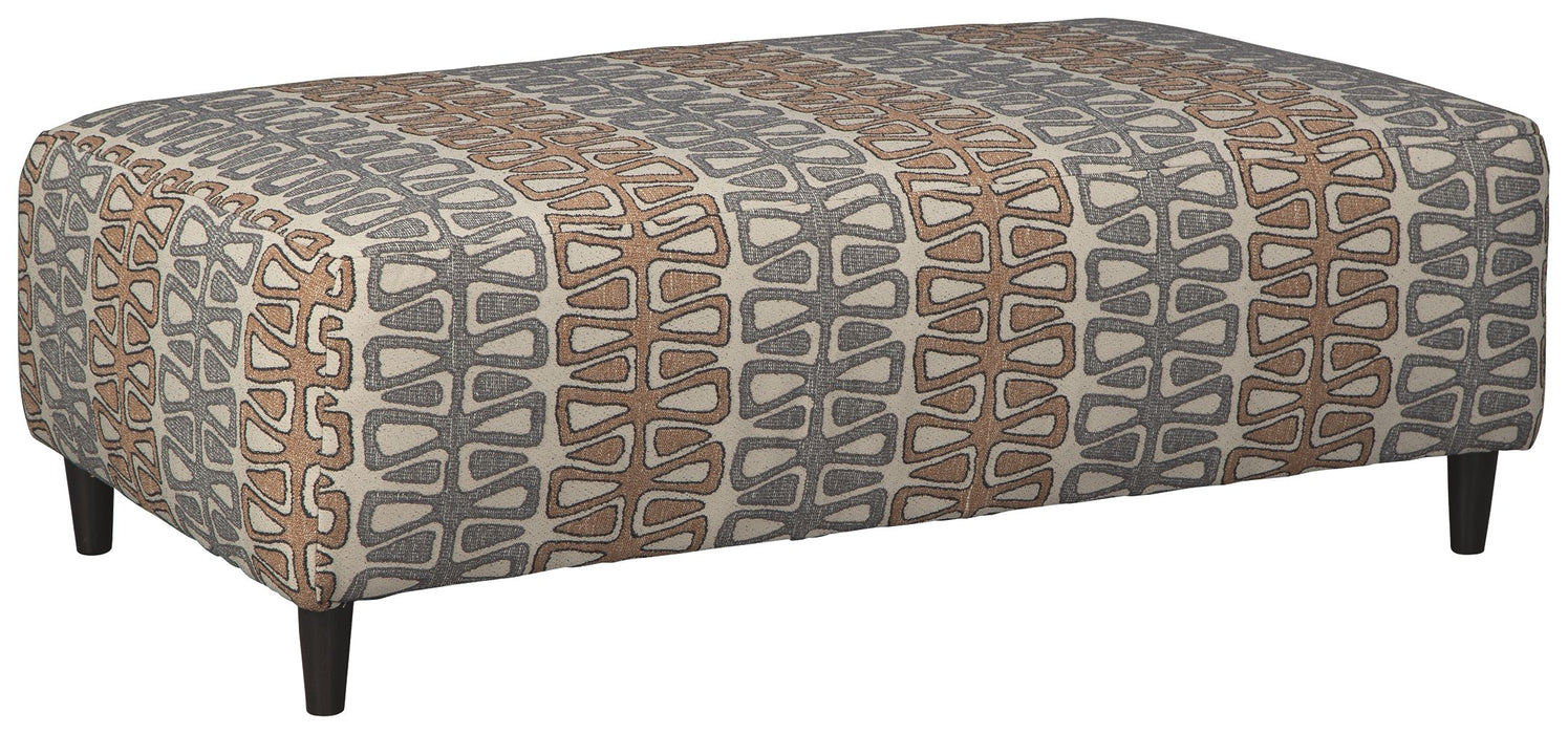 Flintshire - Auburn - Oversized Accent Ottoman