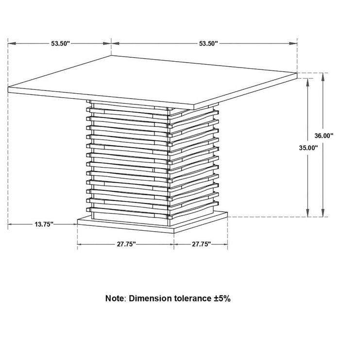 Stanton - Square Counter Table - Black