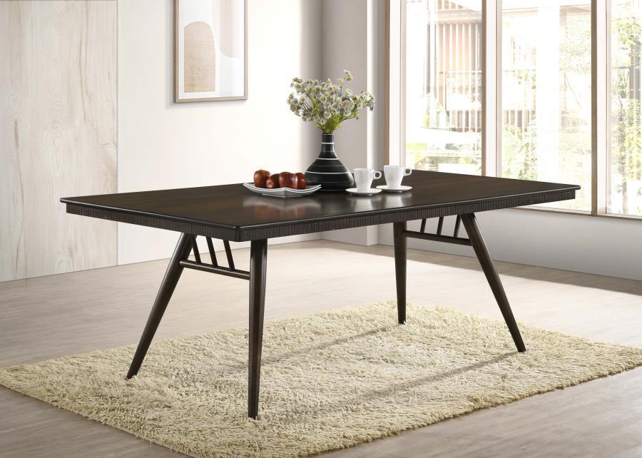 Wes - Rectangular Dining Table - Dark Walnut