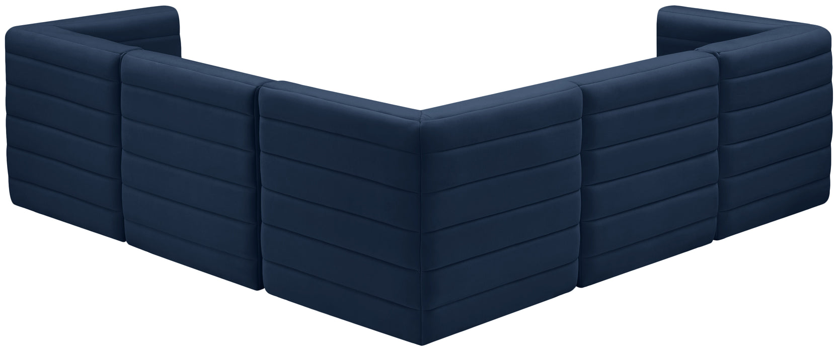 Quincy - Modular Sectional 5 Piece - Navy