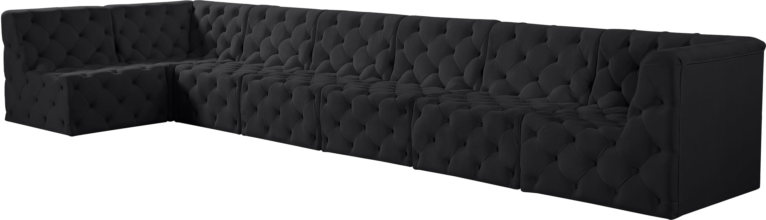 Tuft - Modular Sectional 7 Piece - Black