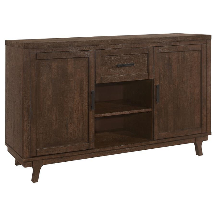 Reynolds - 2 Door Sideboard Buffet Storage Cabinet - Brown Oak