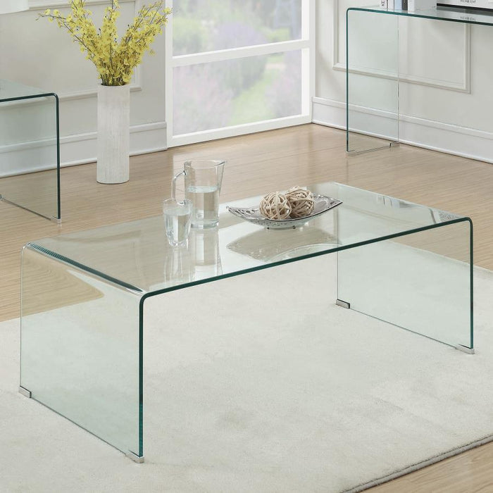 Ripley - Rectangular Coffee Table - Clear