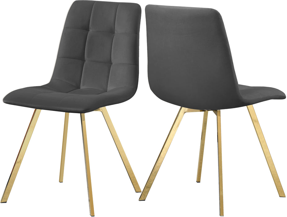 Annie - Dining Chair with Gold Legs (Set of 2)