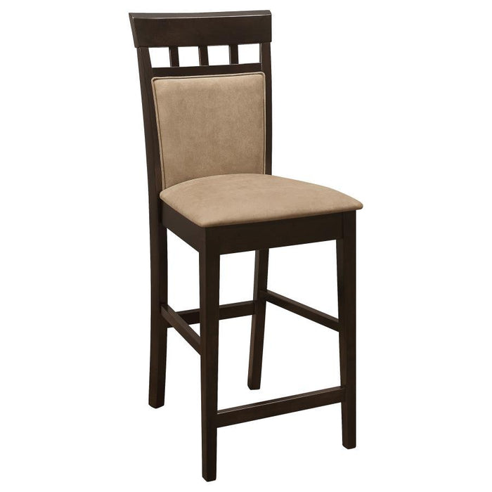 Gabriel - Closed Back Counter Chair (Set of 2) - Cappuccino