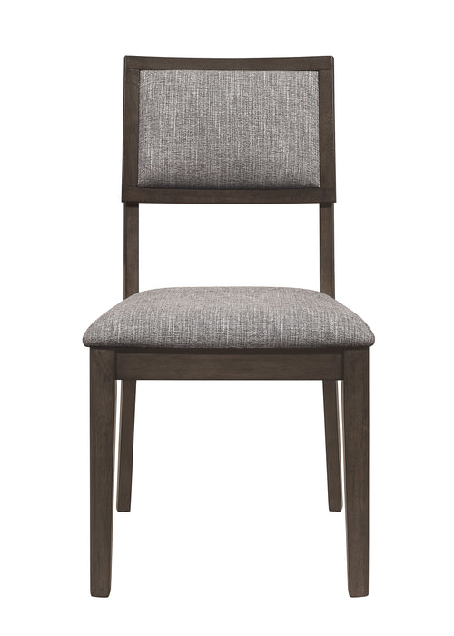 Ember - Side Chair (Set of 2) - Gray & Walnut